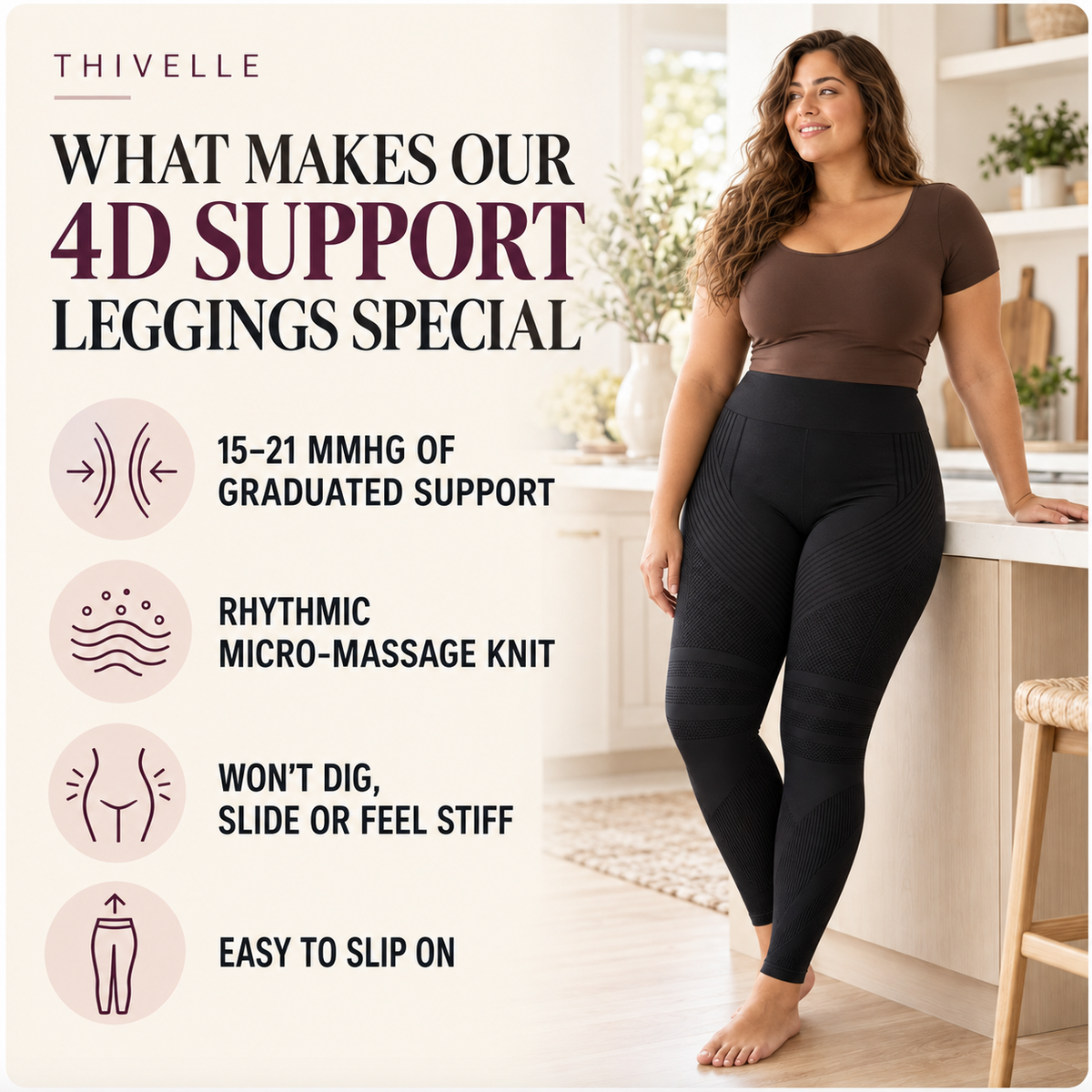 Thivelle 4D Support Leggings
